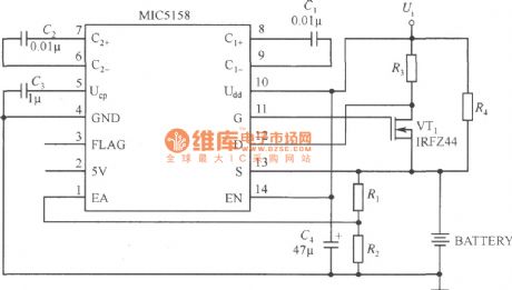 MIC5158 battery charger circuit
