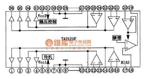 TA212lF servo driving integrated circuit