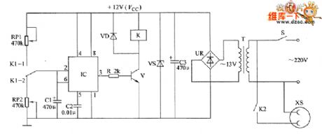 Intermittent power controller circuit diagram 5