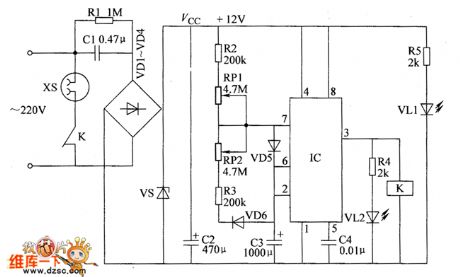 Intermittent power controller circuit diagram 6
