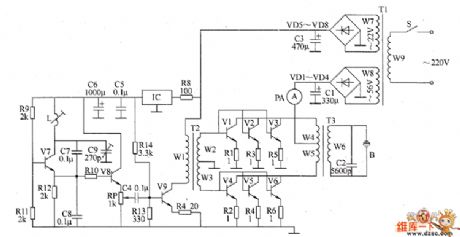 Ultrasonic drilling machine circuit diagram 1