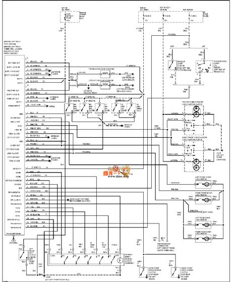 Mazda 95TAURUS remote door lock circuit