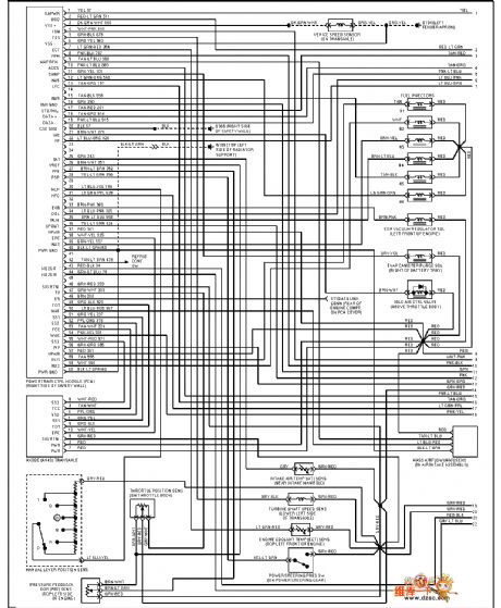 Mazda 95TAURUS (3.8L) engine performance circuit