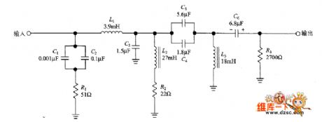 Campbell passive duplex filter circuit