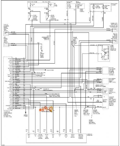 Mazda 95TAURUS (3.2L, SHO) transmission circuit