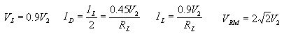 The single phase full-wave rectifier circuit