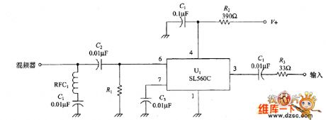 SL-560C IF amplifier circuit