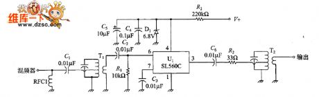 SL56OC IF amplifier circuit