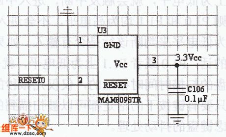 MAX809 reset circuit