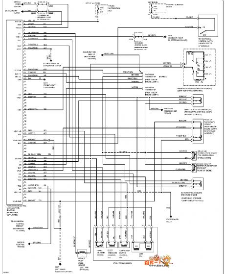 Mazda 94THUNDERB (3.8L, SC) transmission circuit