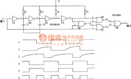 The square wave doubler (SN15844N and SN7400N)