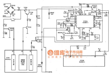 KA8601 IC Typical Application Circuit