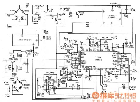 KA8601 IC Typical Application Circuit