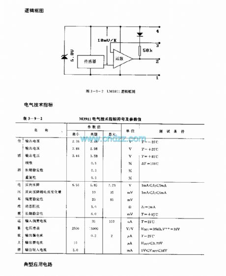 LM39U(annunciators and self-control devices) singlechip temperature control circuit
