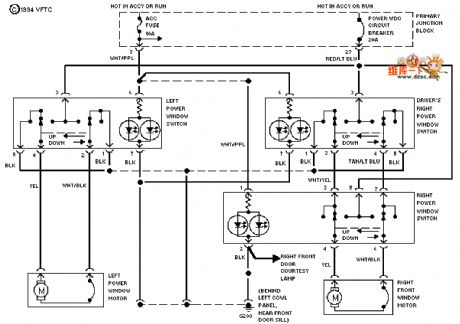 Mazda 94THUNDERBIRD airbag circuit