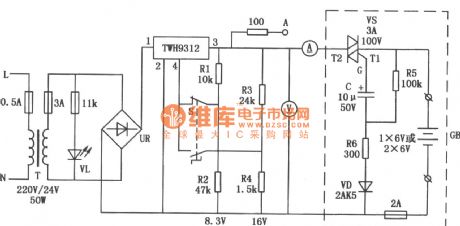 TWH9312 sealed lead-acid battery charger circuit