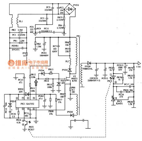 KA7552 IC Typical Application Circuit