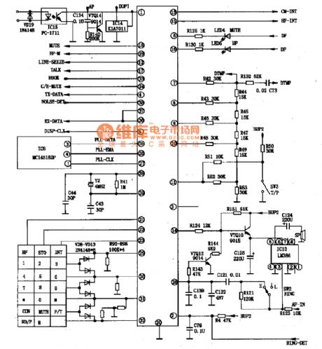 MC68HCO5C4-Communication single chip  micro computer integrated circuit