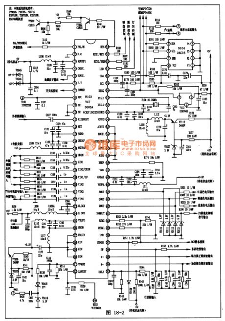 VCT3803-O1A-Super TV single chip integrated circuit
