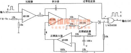 The AD108 frequency doubler allowing asymmetric square wave input