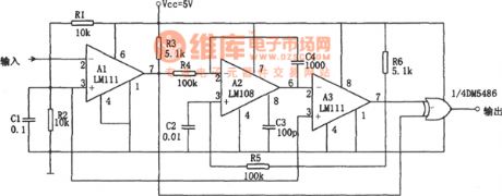 The digital frequency doubler(LM108 and LM111)