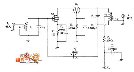 Cascade amplifier circuit
