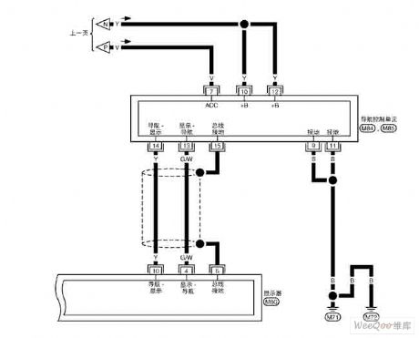 NISSAN new Teana navigation system circuit 15