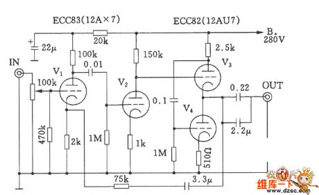 12AX7--the Shigeto tube pre-amplifier circuit