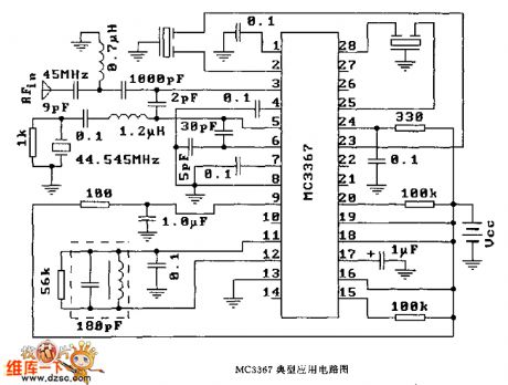 The MC3367 (communication equipment) FM receiver circuit