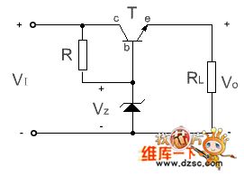 The triode voltage steady circuit