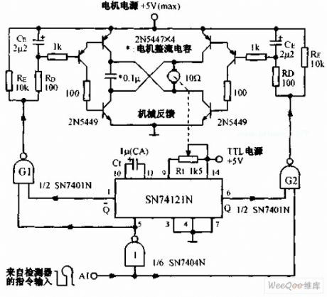 TTL server control circuit