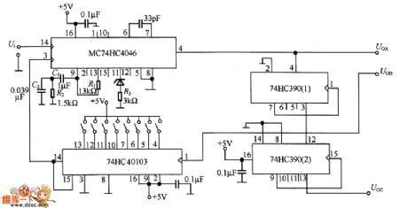 The 50～102.4MHz clock mixer circuit