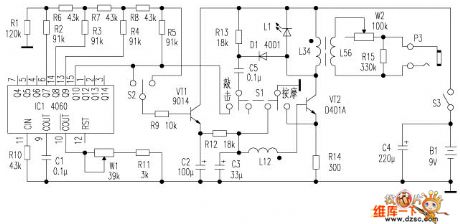 The nerve muscle therapeutic apparatus circuit