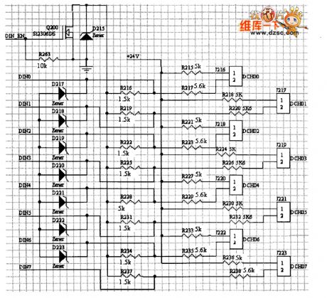 Digital acquisition circuit