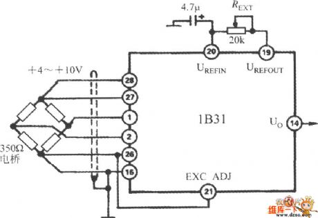 The (wide band reacting adjuster 1B31) circuit of motivated voltage lessening