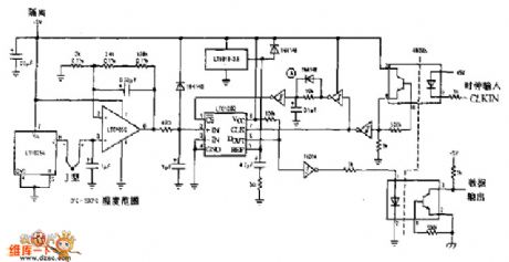 The photo isolation coefficient data collecting circuit