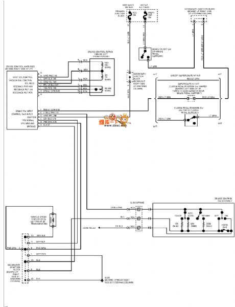 Mazda 94THUNDERB cruise control circuit