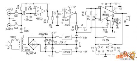 The IM3886 op-amp circuit