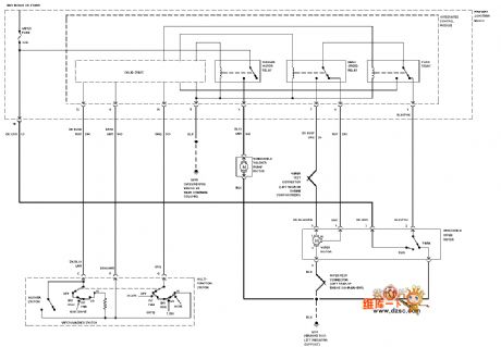 Mazda 94THUNDERB intermittent wiper cleaner circuit