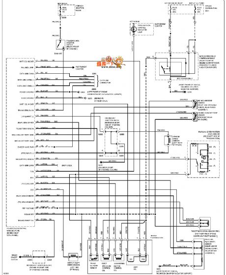 Mazda 94THUNDERBIRD (4.6L) transmission circuit