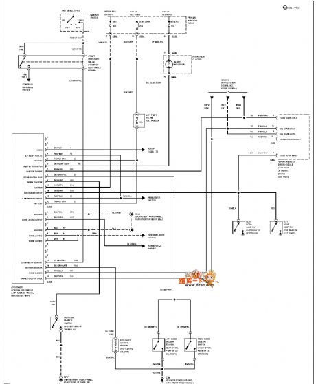 Mazda 94THUNDERBIRD security circuit