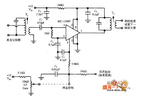 IF amplifier IC circuit