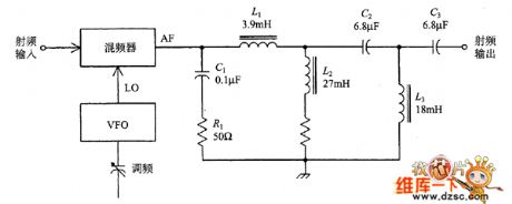 duplex filter for direct conversion receiver circuit