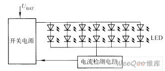 Basic Circuit of Switch Power Drive LED Array