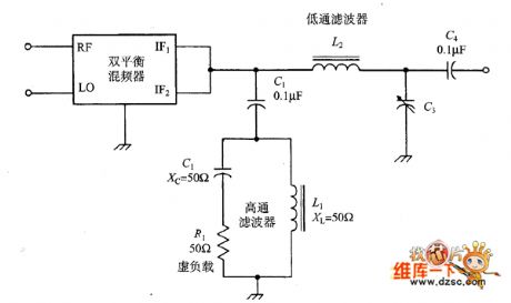 Duplex filter electric appliance circuit