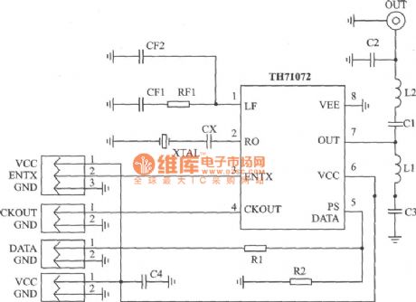 ASK/FM 433/315MHz Emitter Circuit Diagram