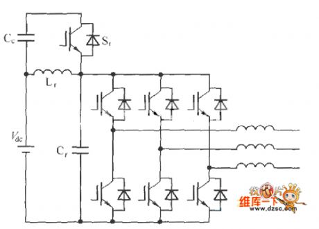The DC sector reverser power circuit of active clamping resonance