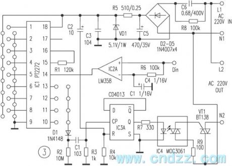 multipurpose wireless remote control switch circuit