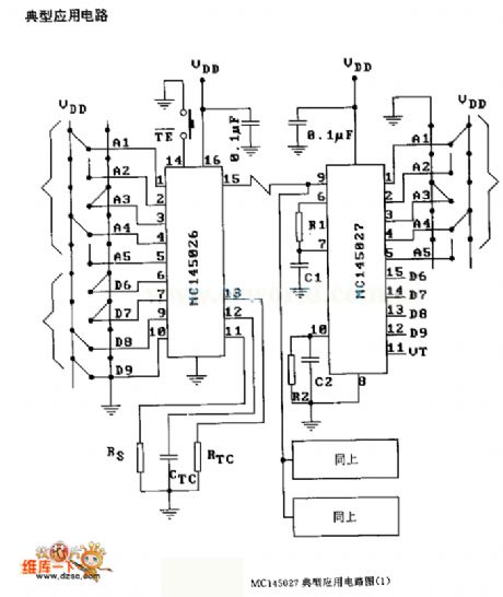 The MCl45027 typical application circuit (1)