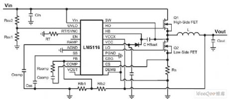 Synchronous step-down voltage stabilizer circuit